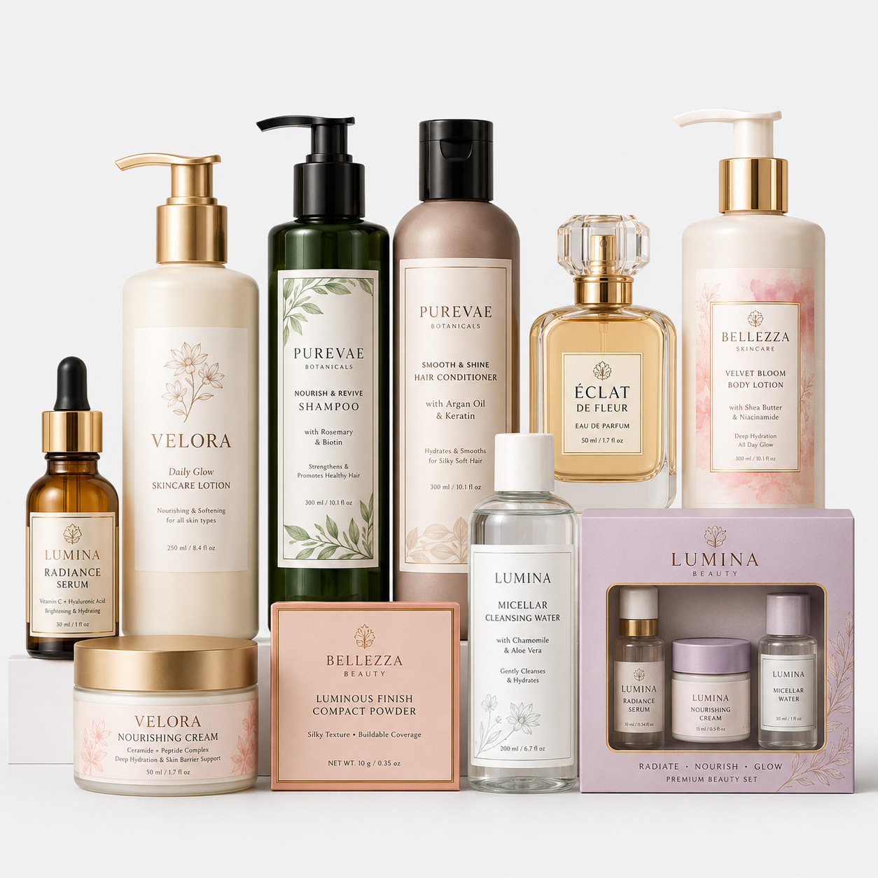 Beauty label material