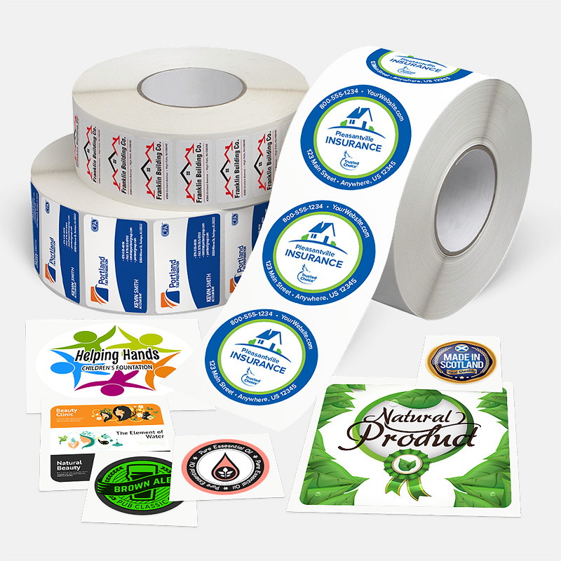 Custom label materials and finishes